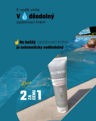 💧🌞 I když nás voda, v letním horku, krásně osvěží a zchladí, nechrání nás před UV zářením. Naopak při koupání je riziko...